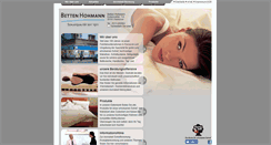 Desktop Screenshot of betten-hohmann.dormabell.de